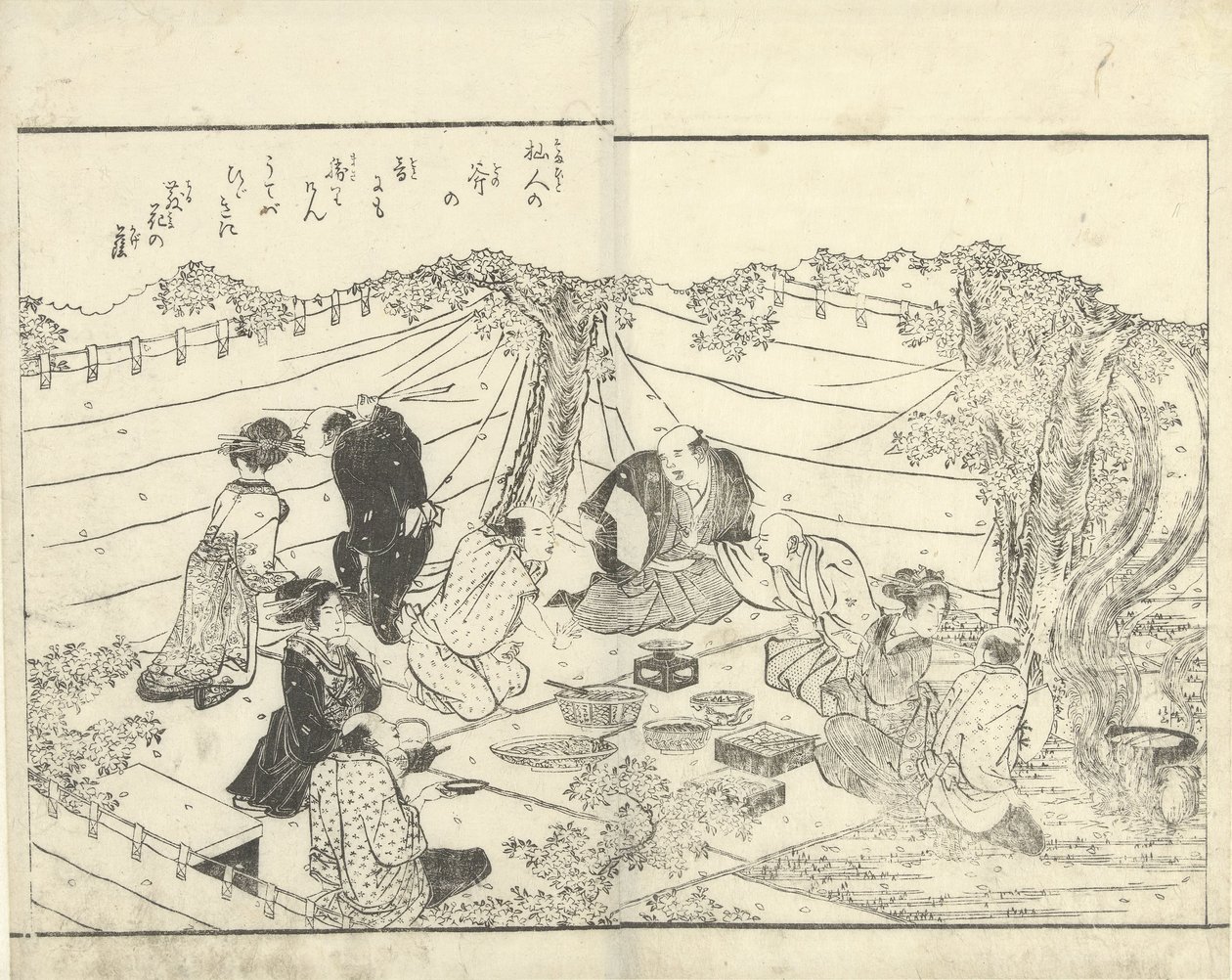 樱花树下的陪伴 作者 胜川顺亭