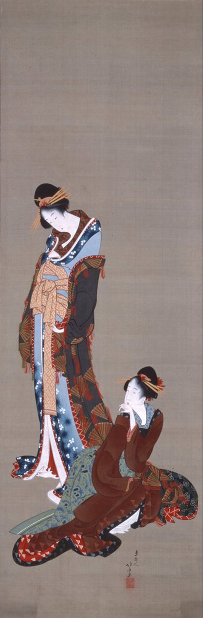 两个美女 作者 葛饰北斋