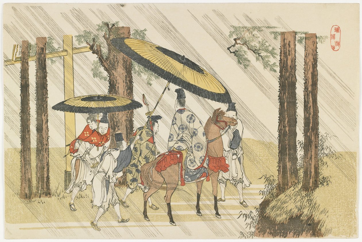 Arido_shi Shrine，1801-1804 作者 葛饰北斋