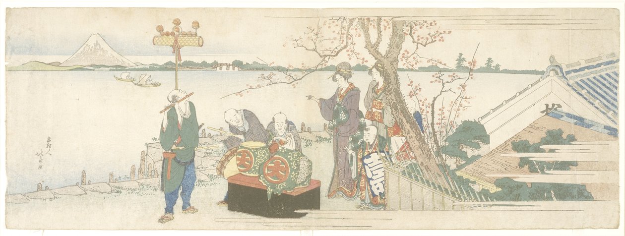 Daikagura Performers，1801-1805 作者 葛饰北斋