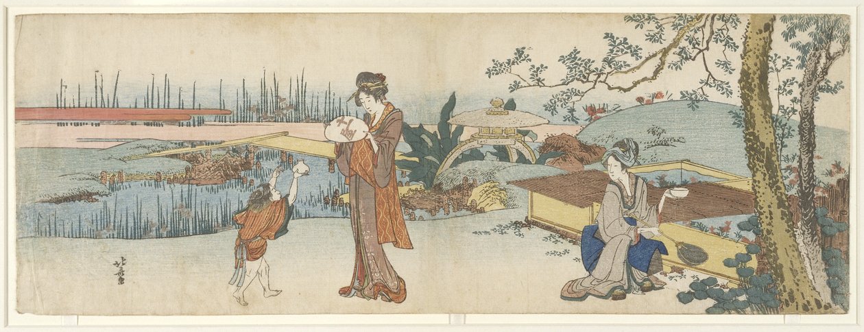 金鱼供应商，1801-1805 作者 葛饰北斋