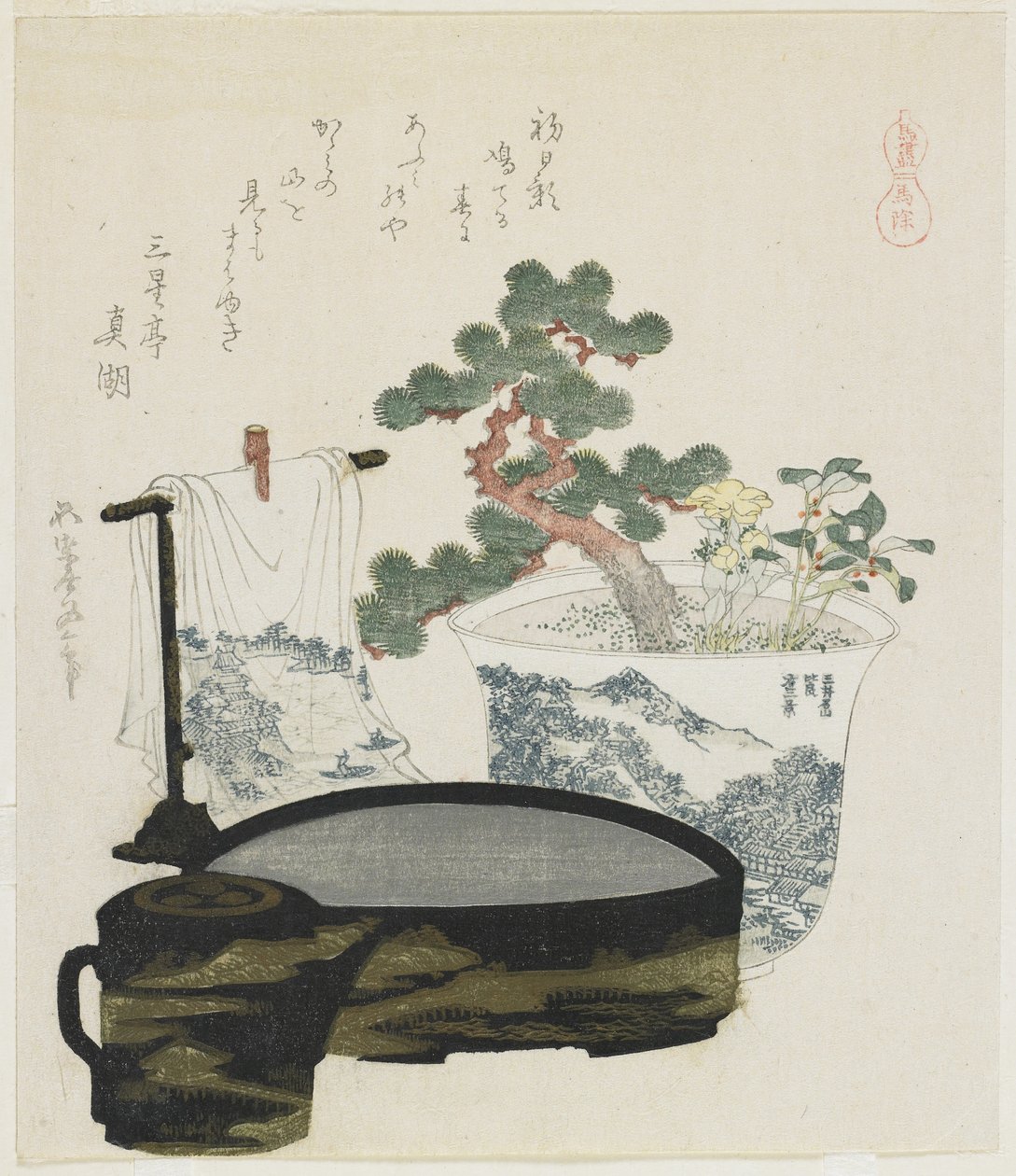 马护符，1822年 作者 葛饰北斋