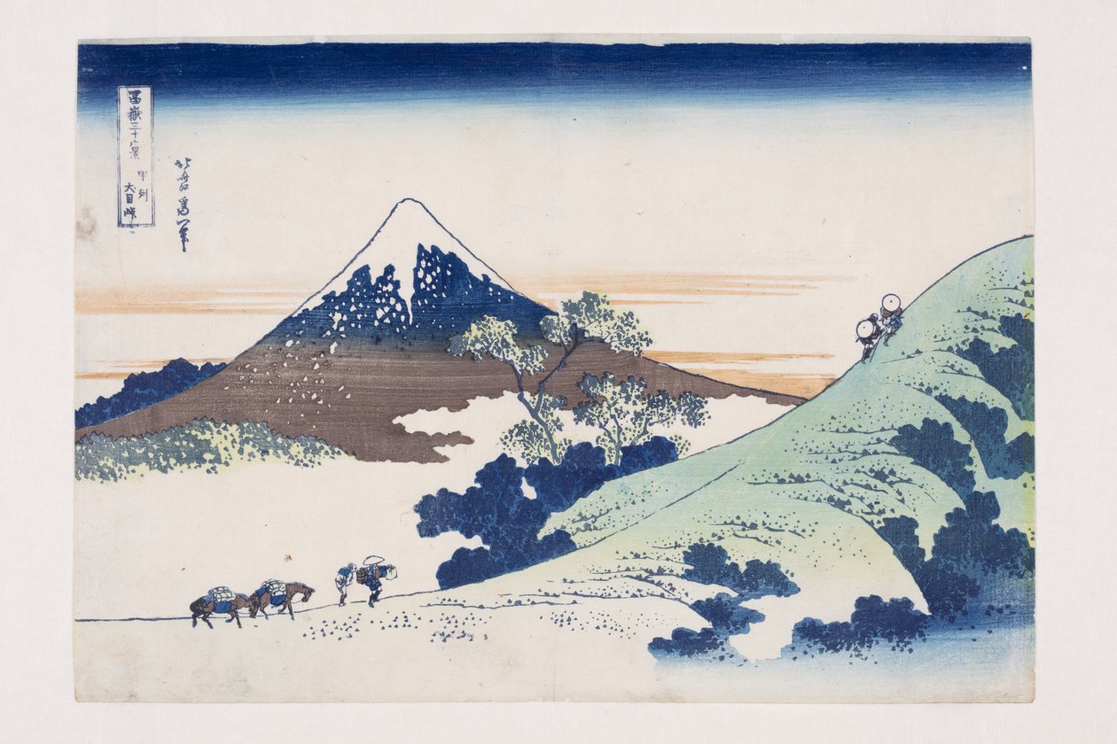启国的稻麦山口（甲州稻麦峠）（彩色木版画） 作者 葛饰北斋