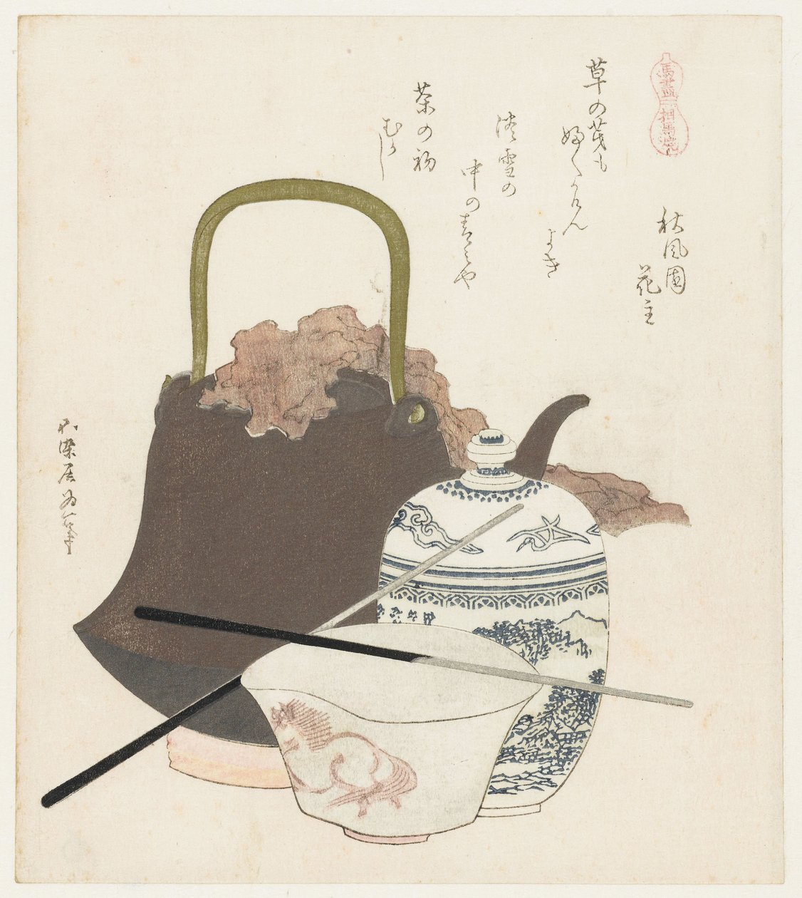 索马陶瓷 Sômayaki（物体上的标题） 马系列（系列标题） Uma zukushi（物体上的系列标题） 作者 葛饰北斋