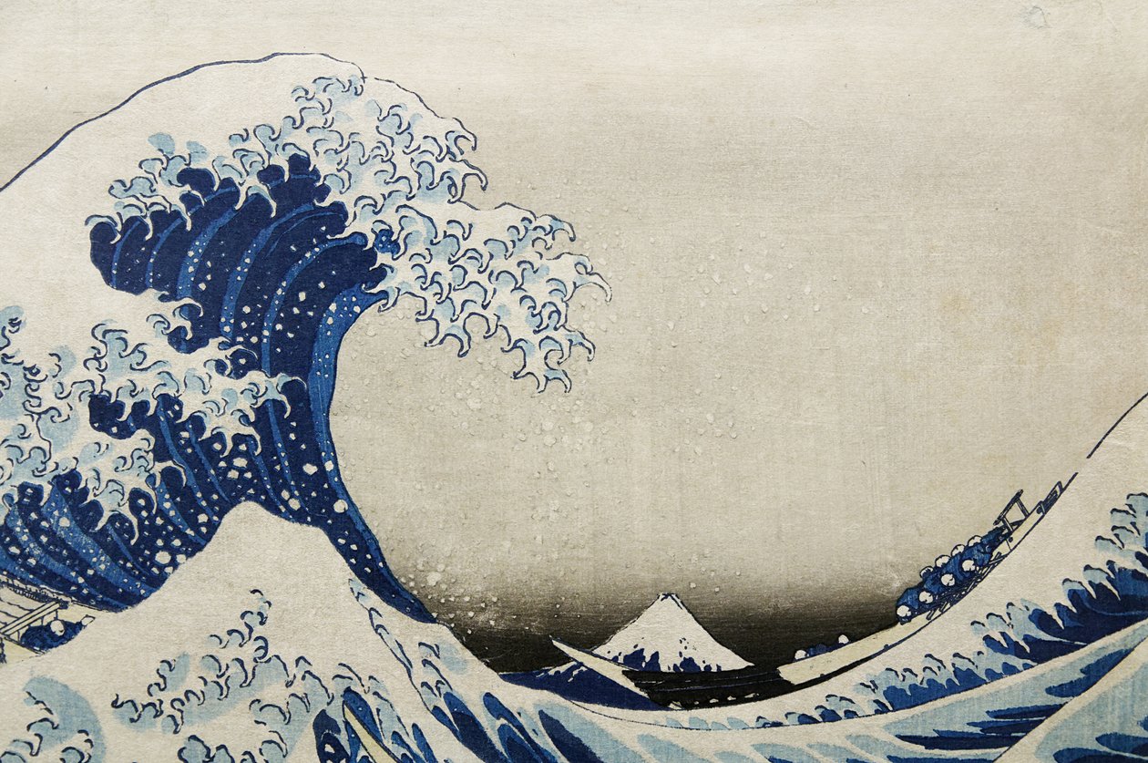 神奈川大浪 作者 葛饰北斋