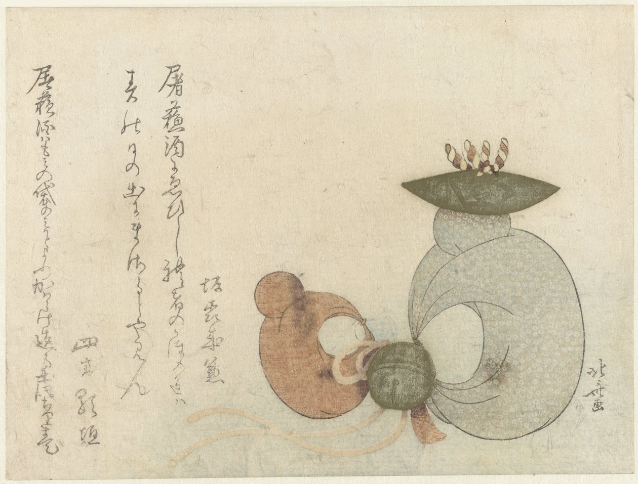 猴子玩偶 作者 葛饰北斋