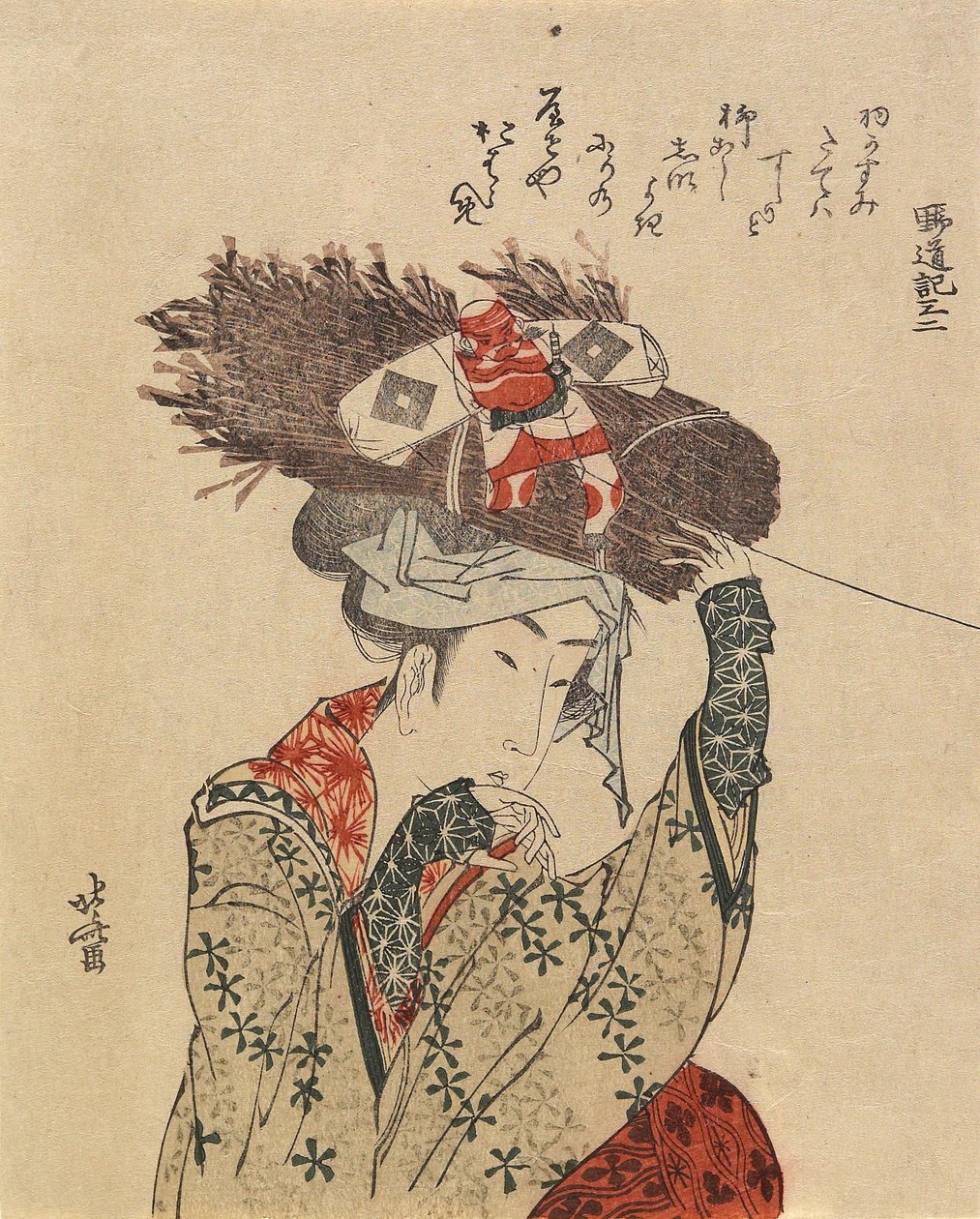大原我，1797-1819 作者 葛饰北斋