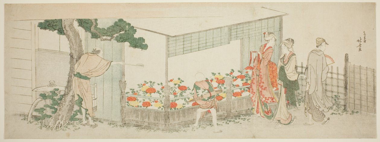 牡丹展 作者 葛饰北斋
