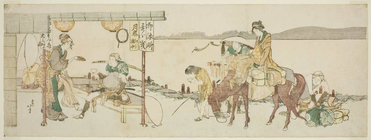 旅行者茶馆 作者 葛饰北斋