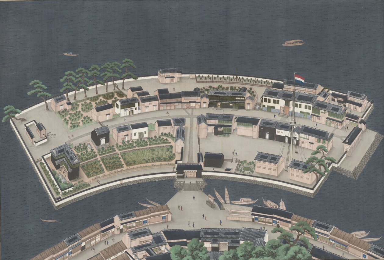 Deshima岛，1833-46 作者 川原庆贺