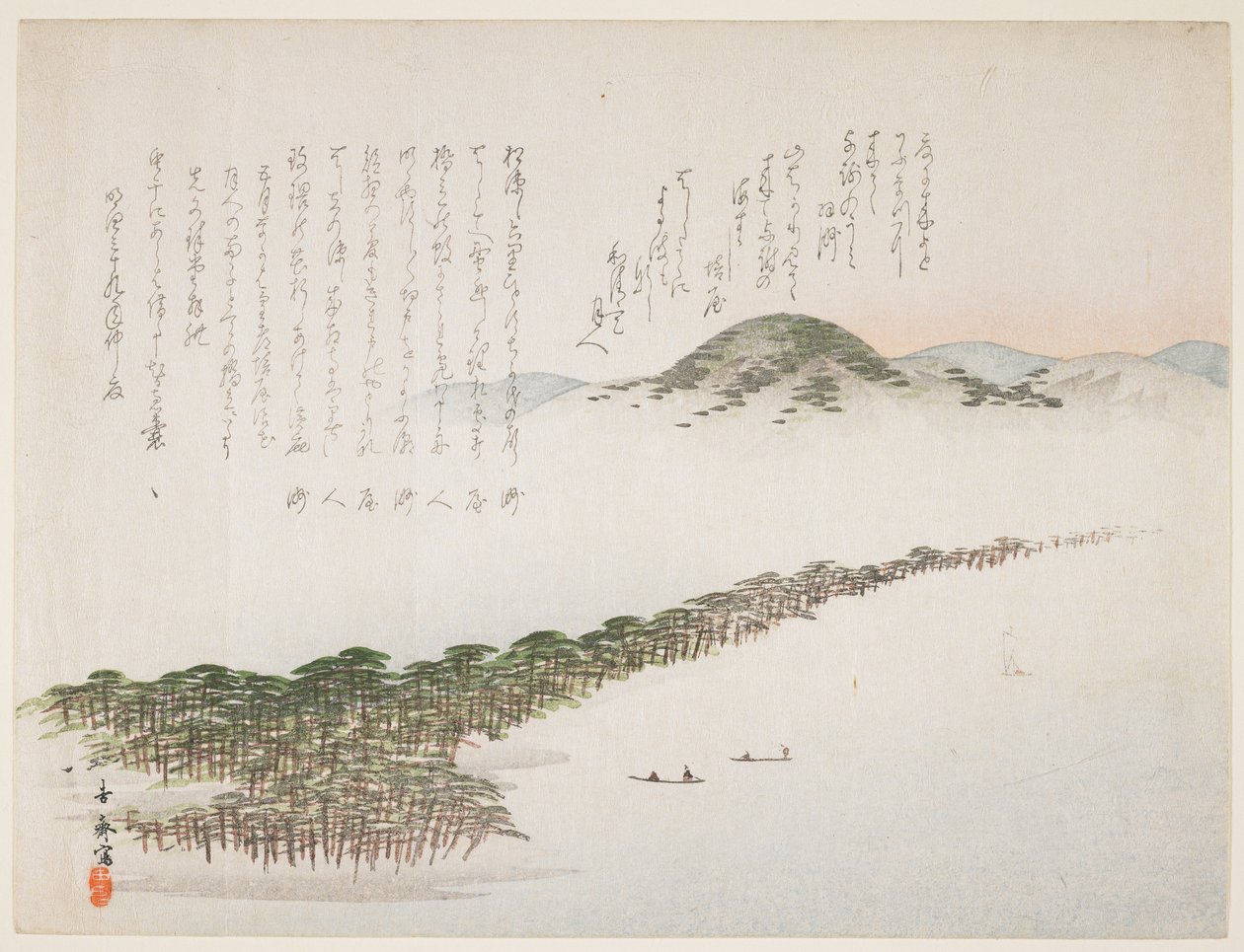 （Amamo hashidate的观点），1906年5月 作者 川边京菜