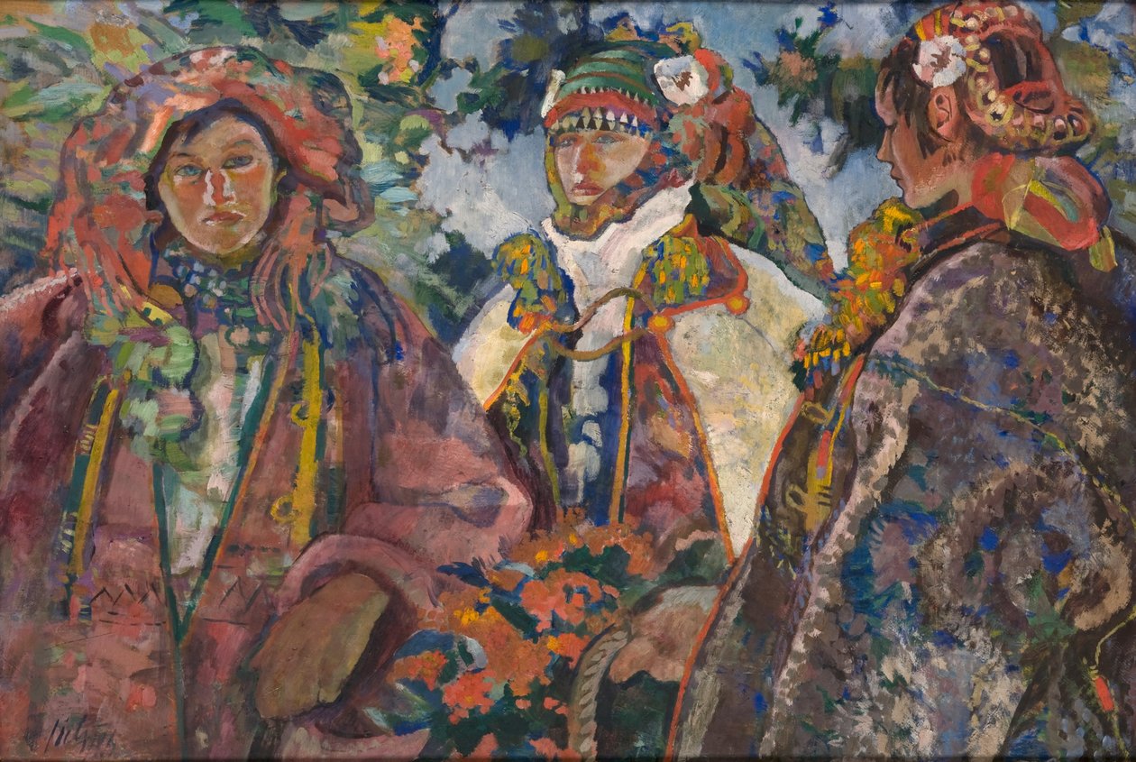胡苏尔婚礼 作者 卡齐米兹·西库斯基（Kazimierz Sichulski）