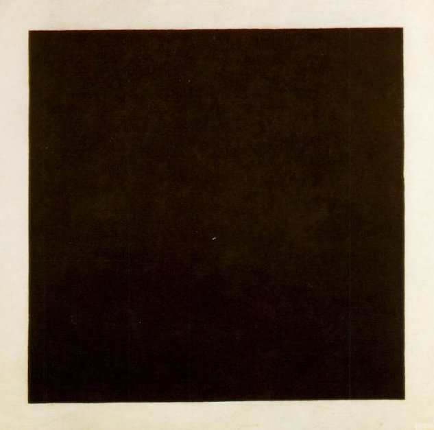 Schwarzes QuadratnEnglish：Black Square 作者 卡齐米尔·塞韦里诺维奇·马列维奇