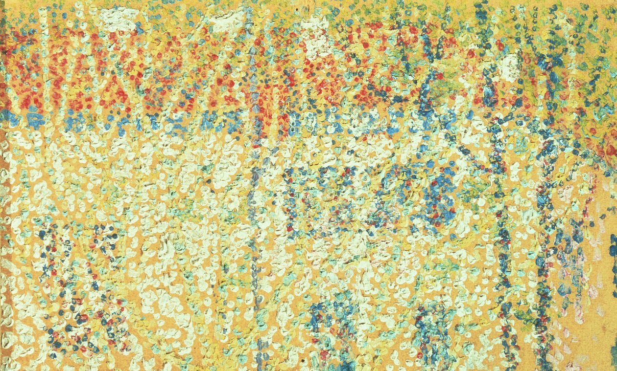 风景，1906-08（纸板上的油） 作者 卡齐米尔·塞韦里诺维奇·马列维奇