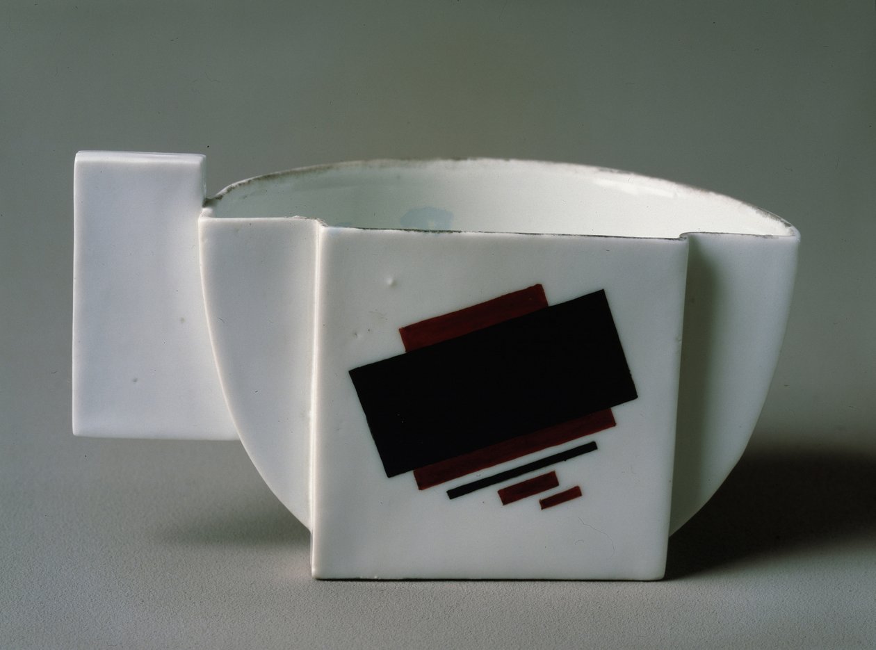 Suprematist Cup，1923（瓷器） 作者 卡齐米尔·塞韦里诺维奇·马列维奇