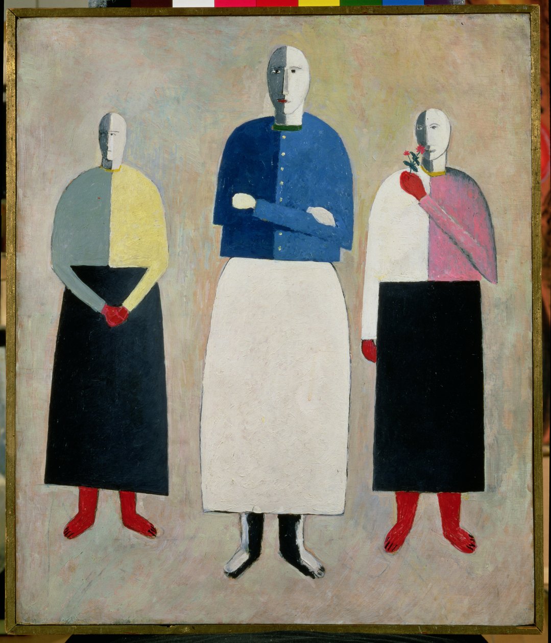 三个小女孩，1928-32 作者 卡齐米尔·塞韦里诺维奇·马列维奇