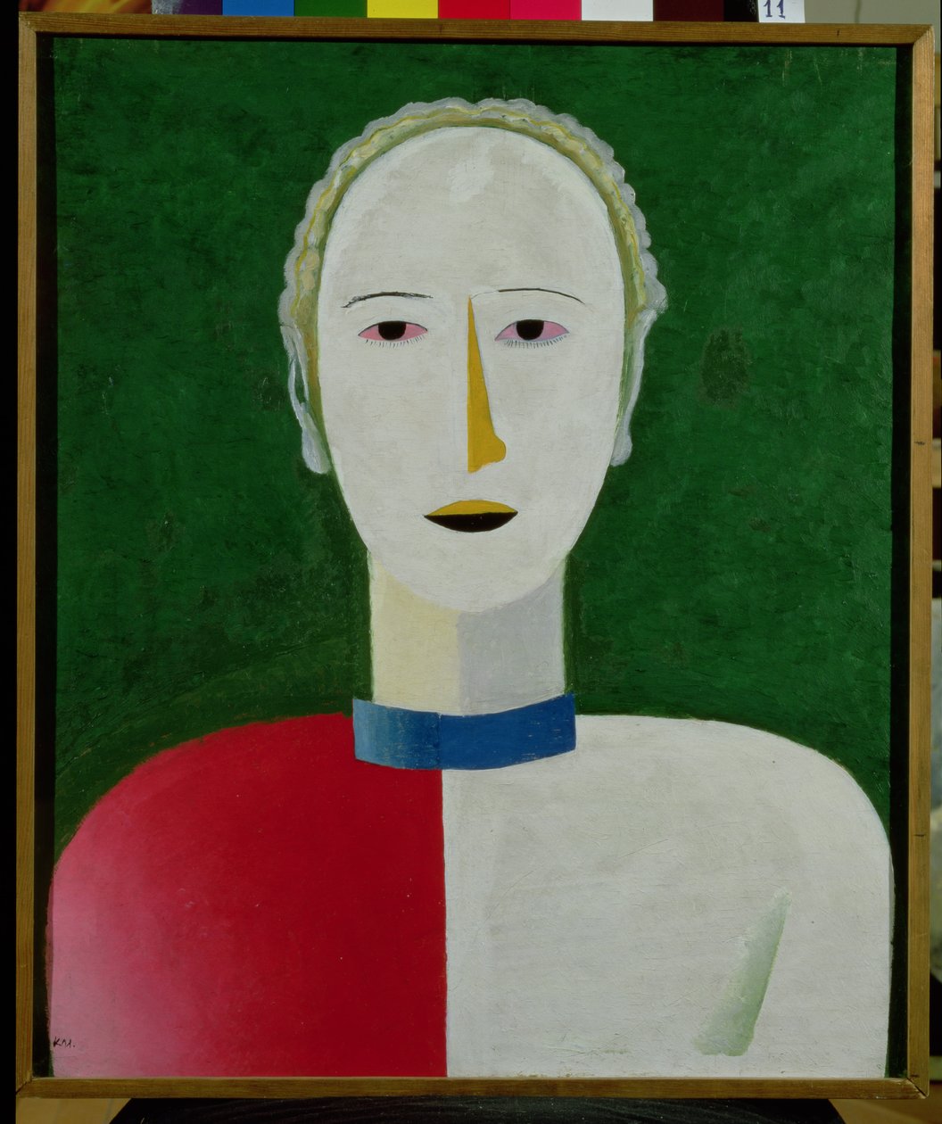 女性肖像，1928-32 作者 卡齐米尔·塞韦里诺维奇·马列维奇