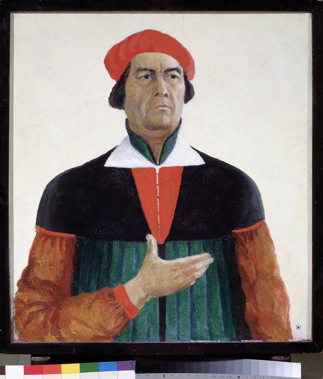 自画像 1933 年俄罗斯国家博物馆 - peinture de Kasimir Severinovich Malevich (Malevich, Malevich) (1878-1935)， 作者 卡齐米尔·塞韦里诺维奇·马列维奇