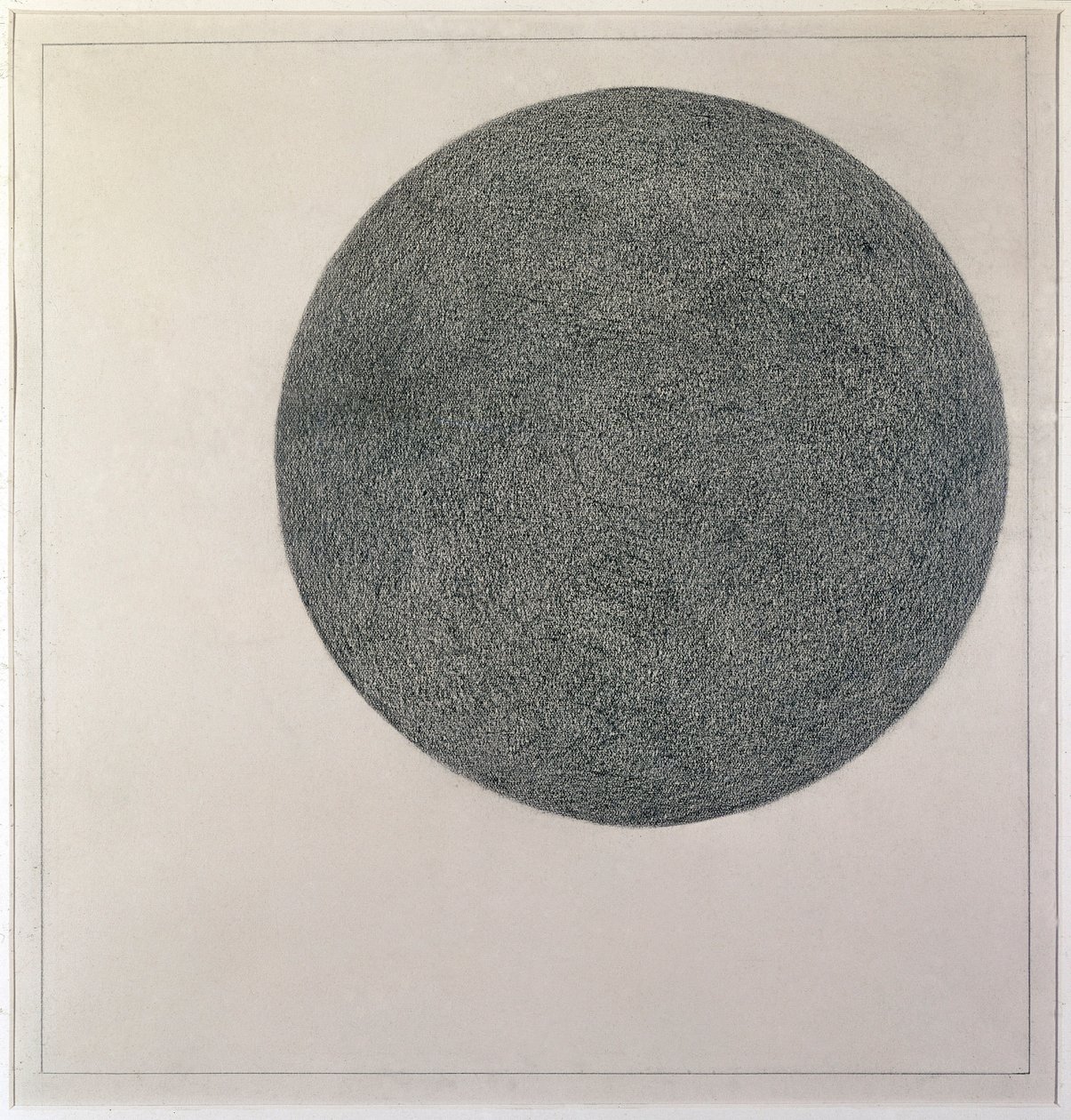 至上主义元素：圆（布面油画，20世纪） 作者 卡齐米尔·塞韦里诺维奇·马列维奇