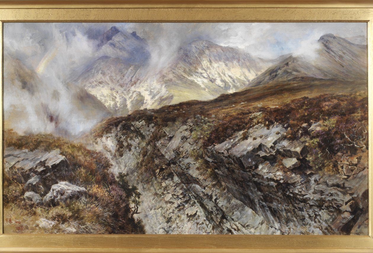 Sgurr nan Guillean，斯凯岛，1885年 作者 基利颈波