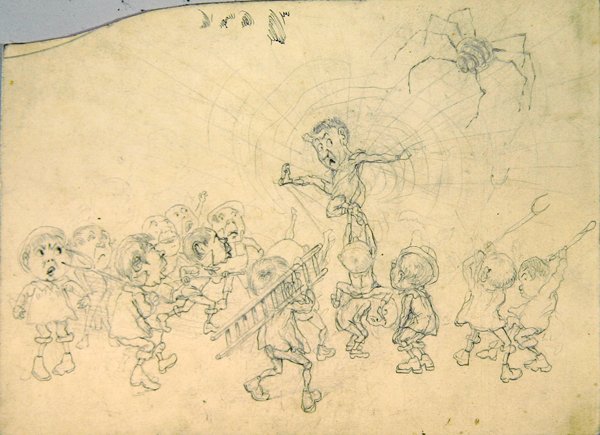 儿童之梦 "的素描本 作者 基利颈波