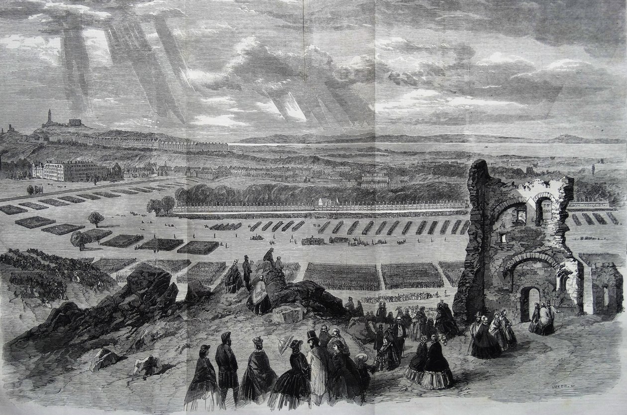 1860年，步枪志愿者陛下的审查 作者 基利颈波