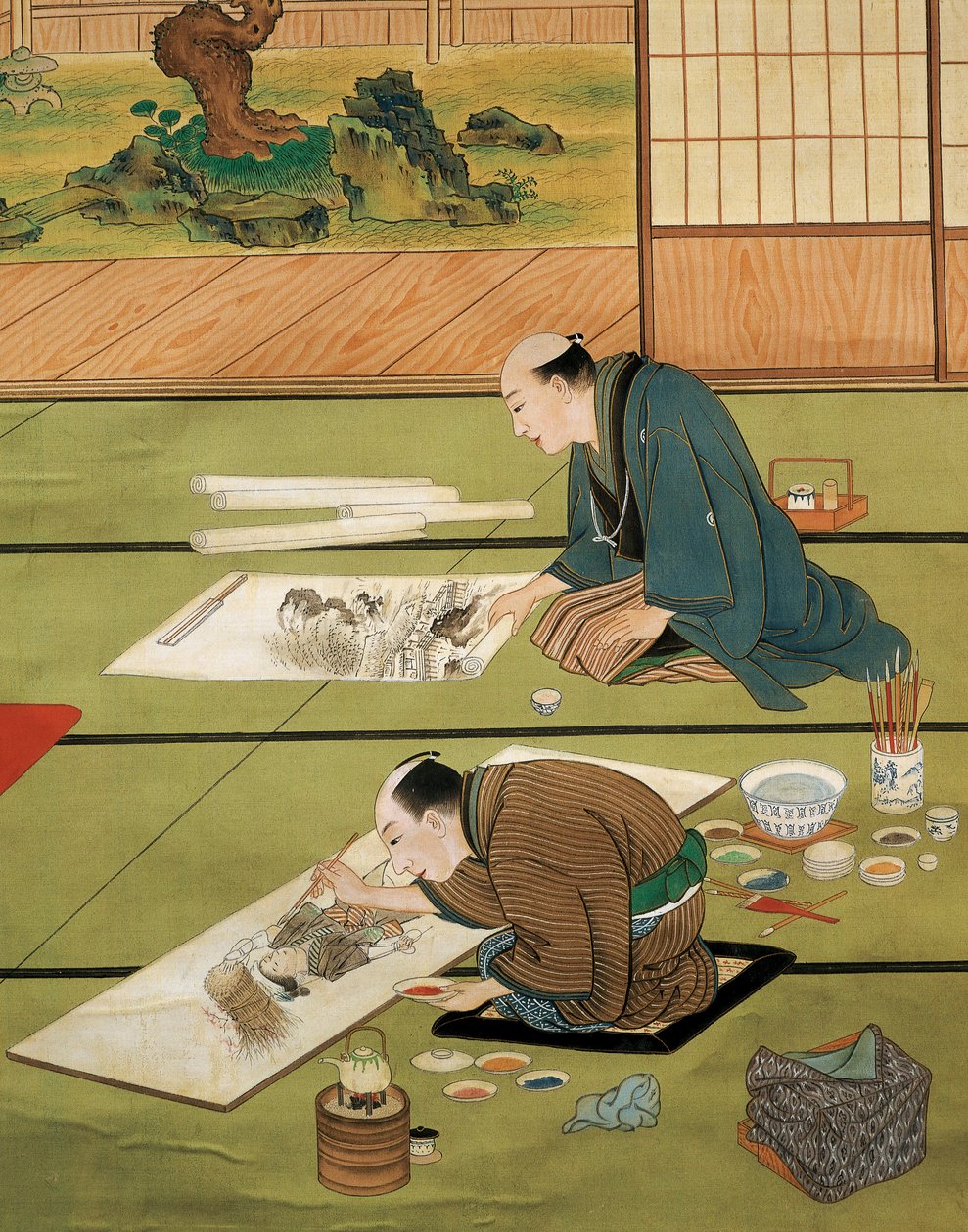 荷兰，莱顿，绘画工作室 作者 川原敬佳