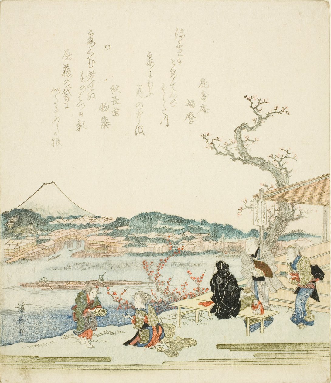 从茶馆眺望富士山 作者 京西铁