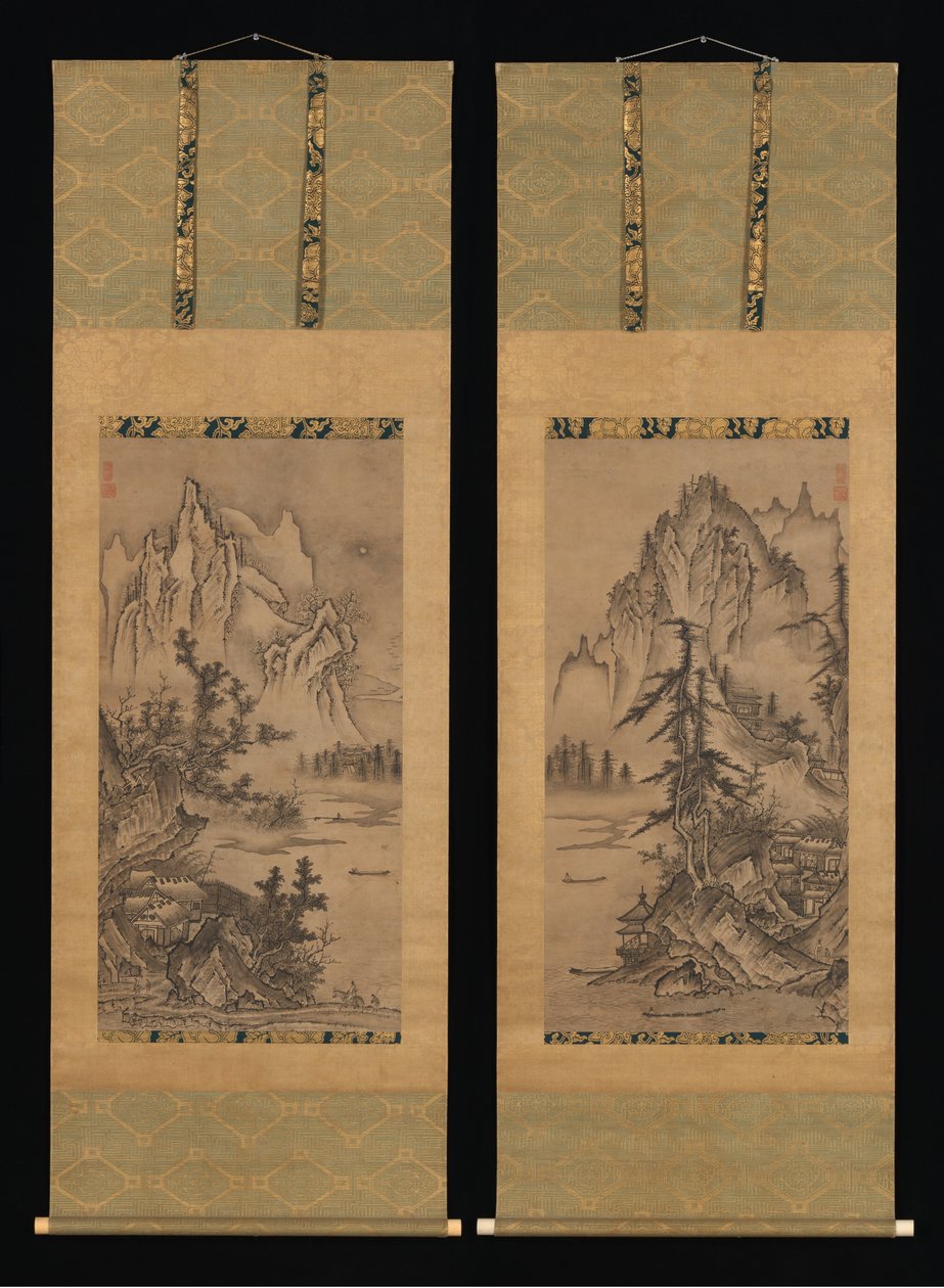 四季风景画，15世纪末-16世纪初。 作者 凯森