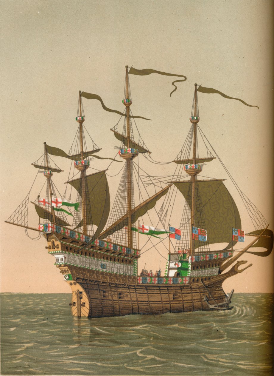 大哈利"，约1520年，1849年。   作者 凯勒霍芬