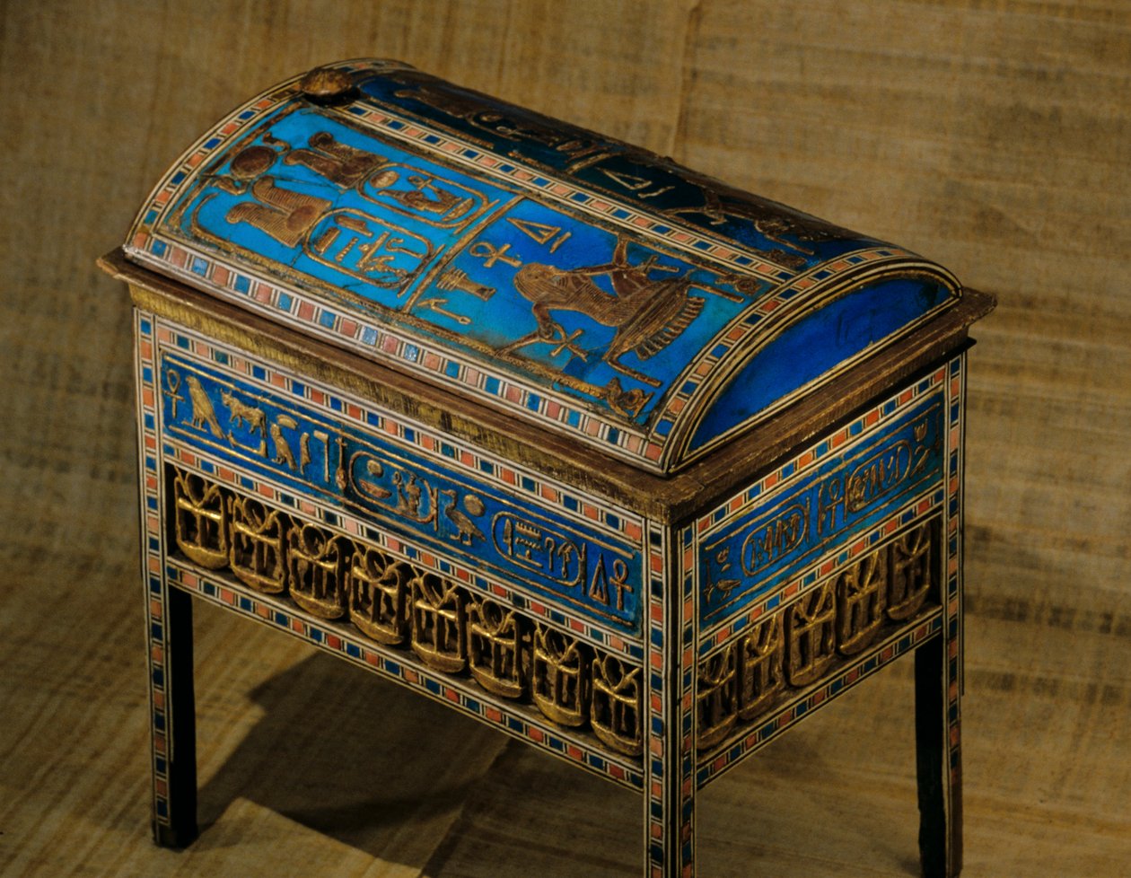 木箱；尤雅墓；图雅；KV 46，2009 年（照片） 作者 肯尼思·加勒特