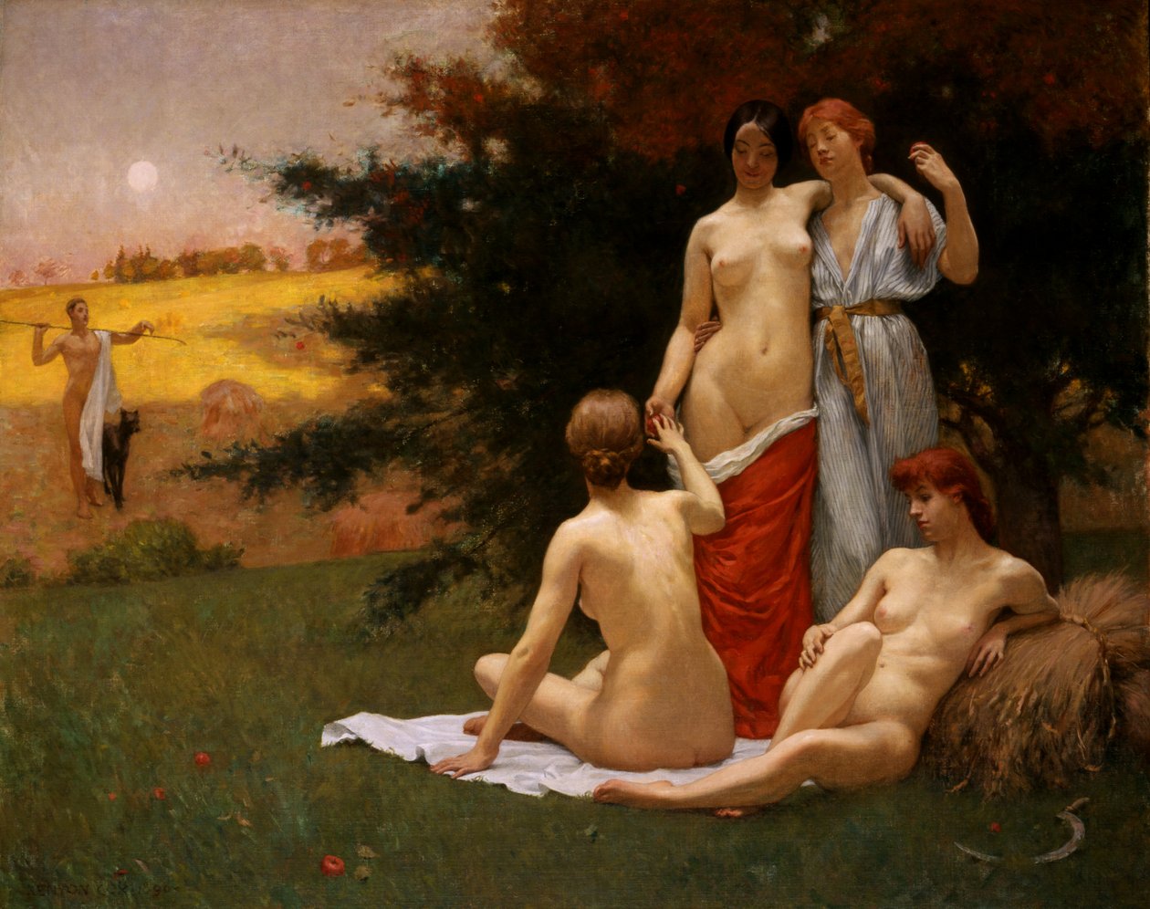 An Eclogue, 1890. 作者 凯尼恩·考克斯（Kenyon Cox）
