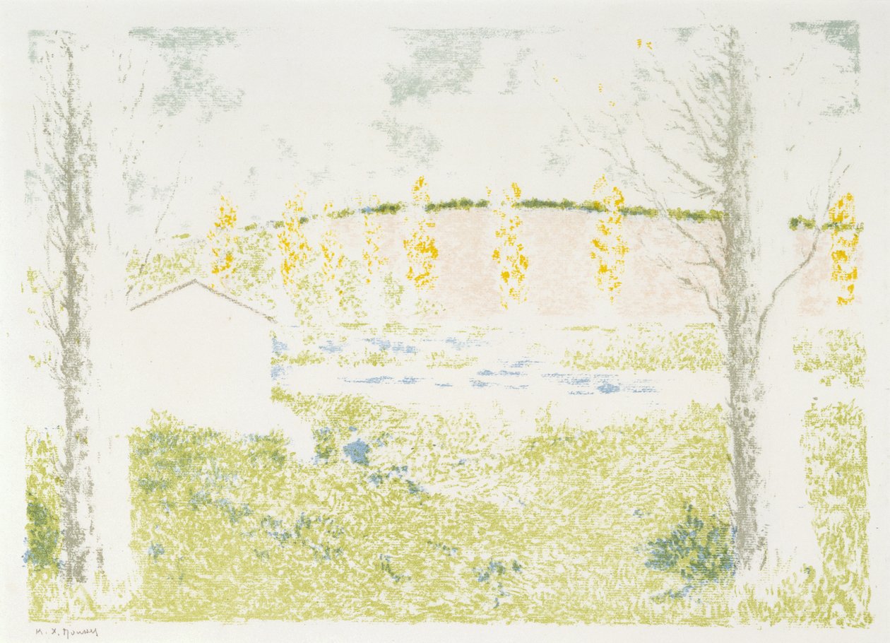 景观与房子，1897年 作者 克尔·泽维尔·罗素