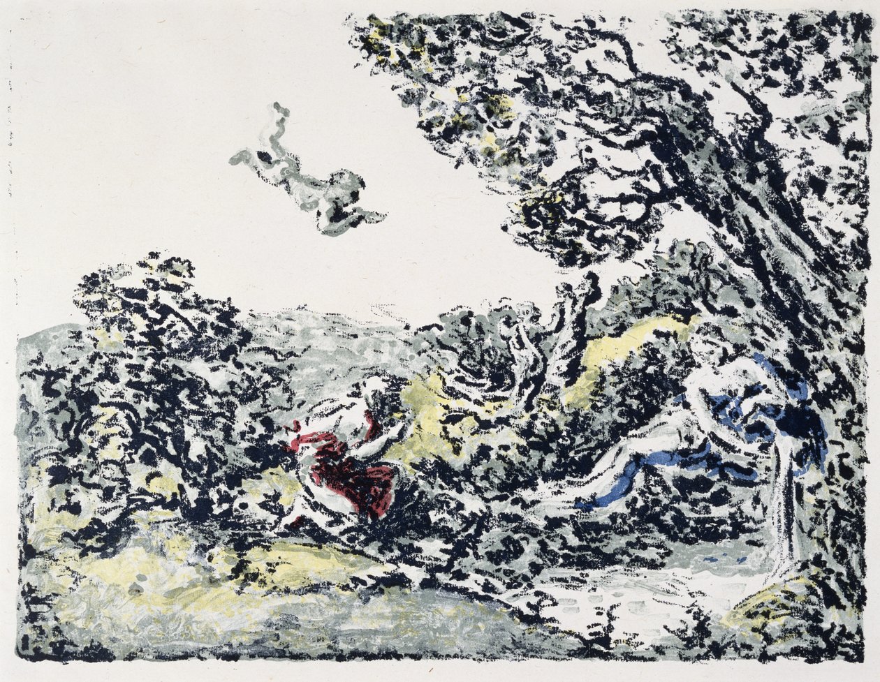 景观专辑：The Source，1900（彩色版画） 作者 克尔·泽维尔·罗素