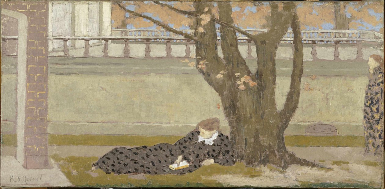 La Terrasse，约1892年。 作者 克尔·泽维尔·罗素