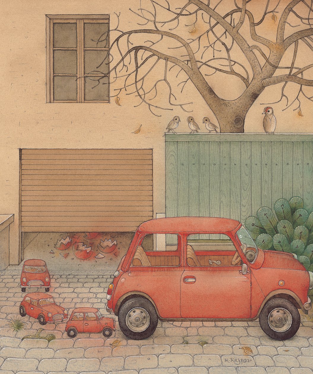 汽车，2005年（纸上wc） 作者 卡斯图蒂斯·卡斯帕拉维修斯（Kestutis Kasparavicius）
