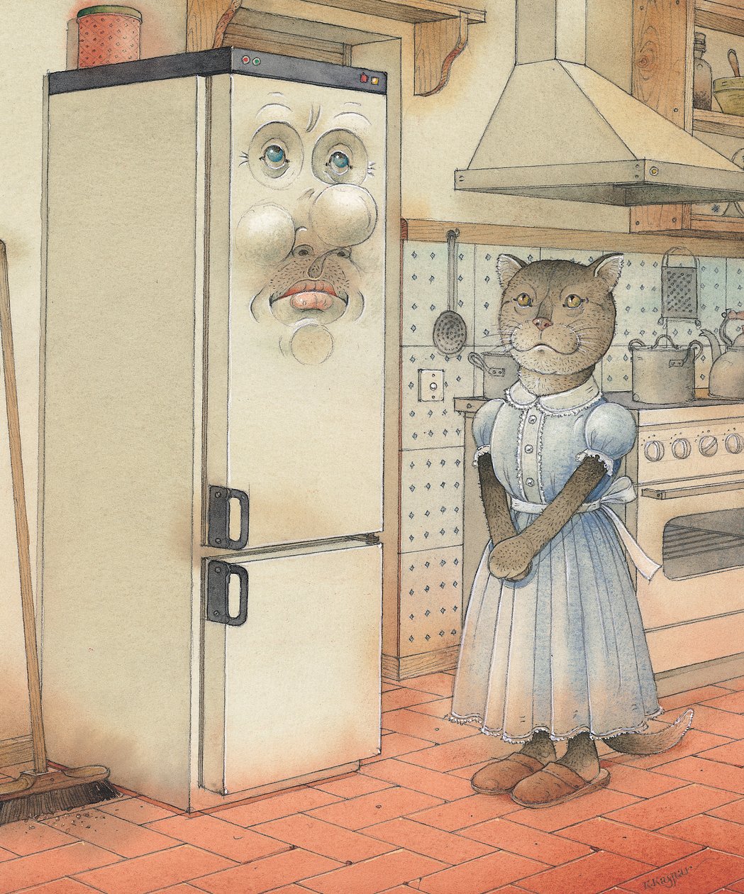 爱情故事，2003年（纸上wc） 作者 卡斯图蒂斯·卡斯帕拉维修斯（Kestutis Kasparavicius）