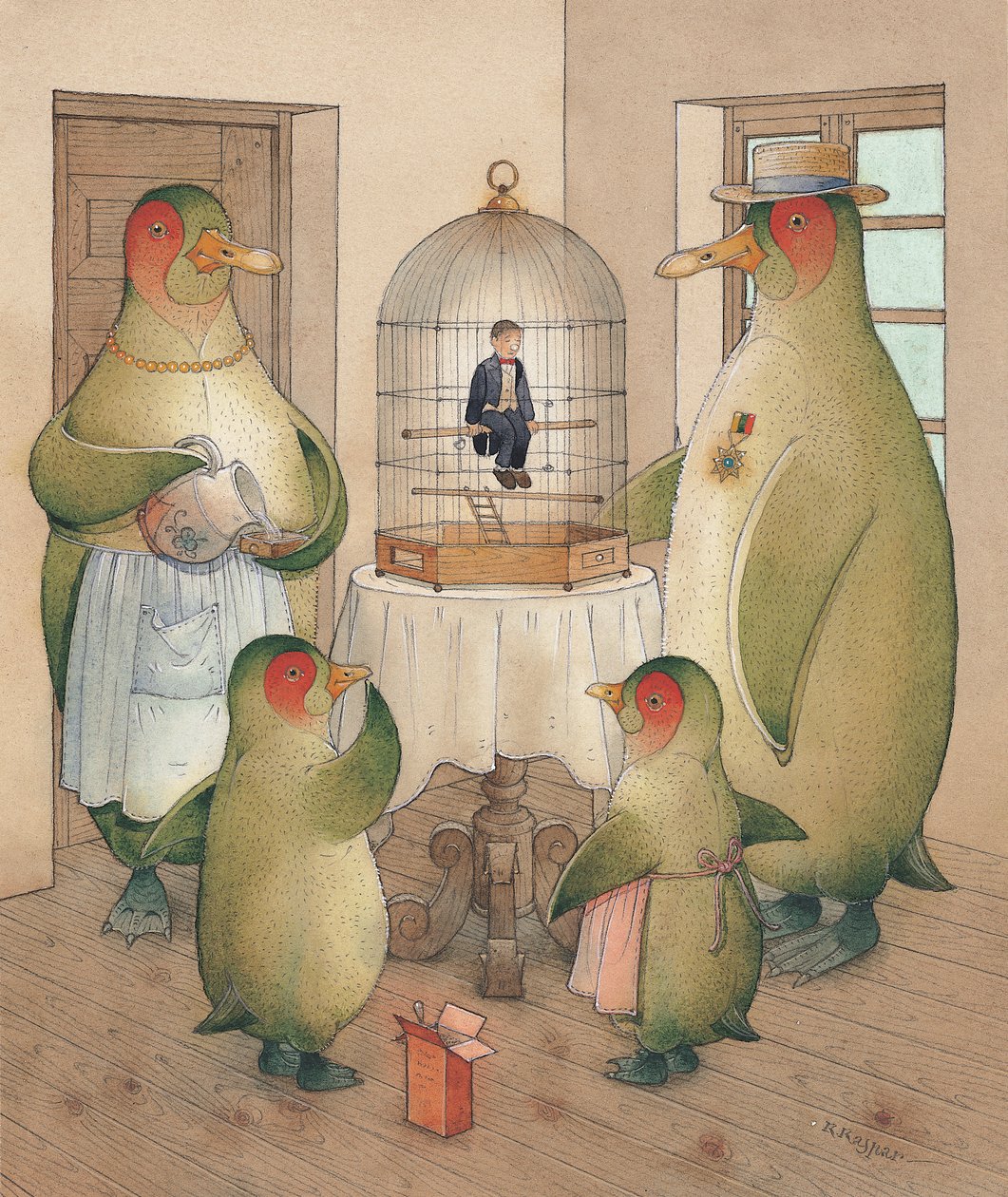 Songman，2003（wc on paper） 作者 卡斯图蒂斯·卡斯帕拉维修斯（Kestutis Kasparavicius）