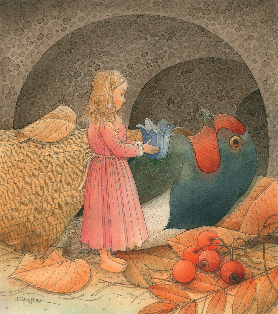 Thumbelina 11,2005（wc on paper） 作者 卡斯图蒂斯·卡斯帕拉维修斯（Kestutis Kasparavicius）