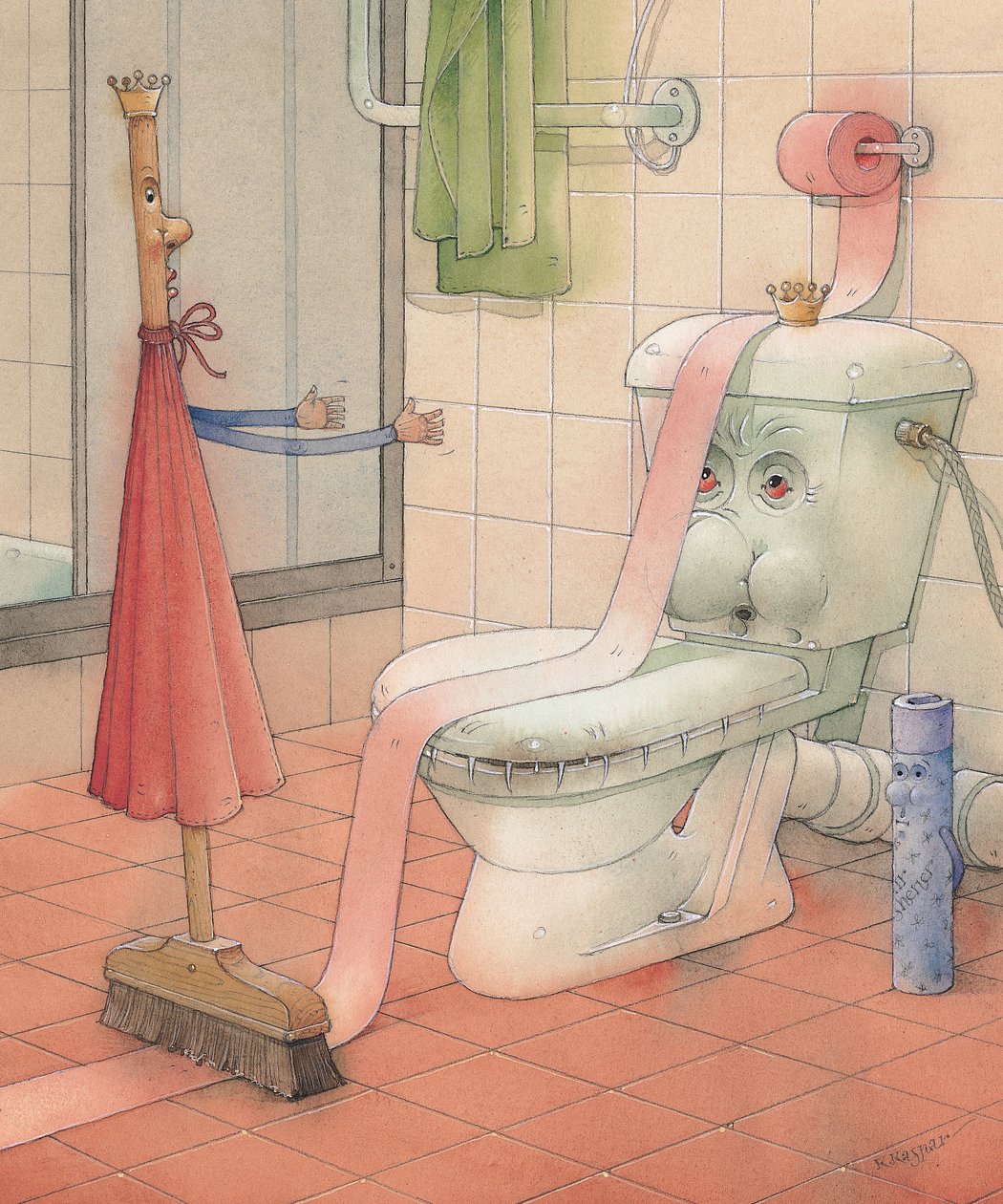 WCStory，2003（wc on paper） 作者 卡斯图蒂斯·卡斯帕拉维修斯（Kestutis Kasparavicius）