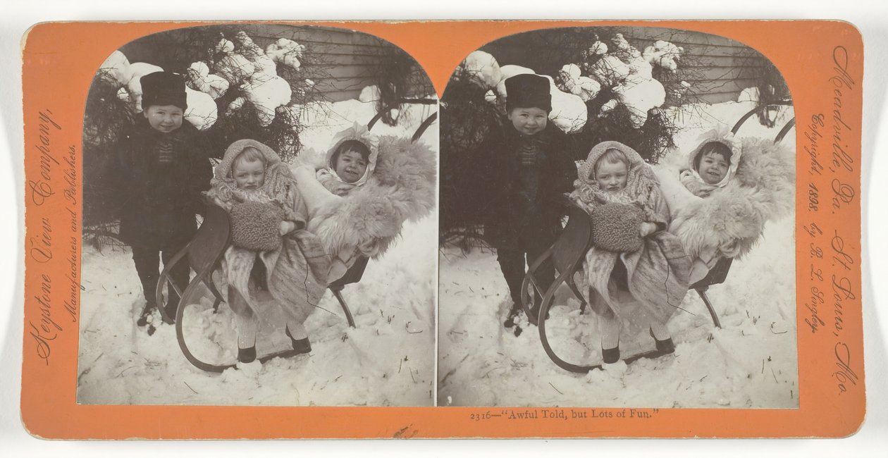 讲得很糟糕，但有很多乐趣，1898年。 作者 Keystone View公司