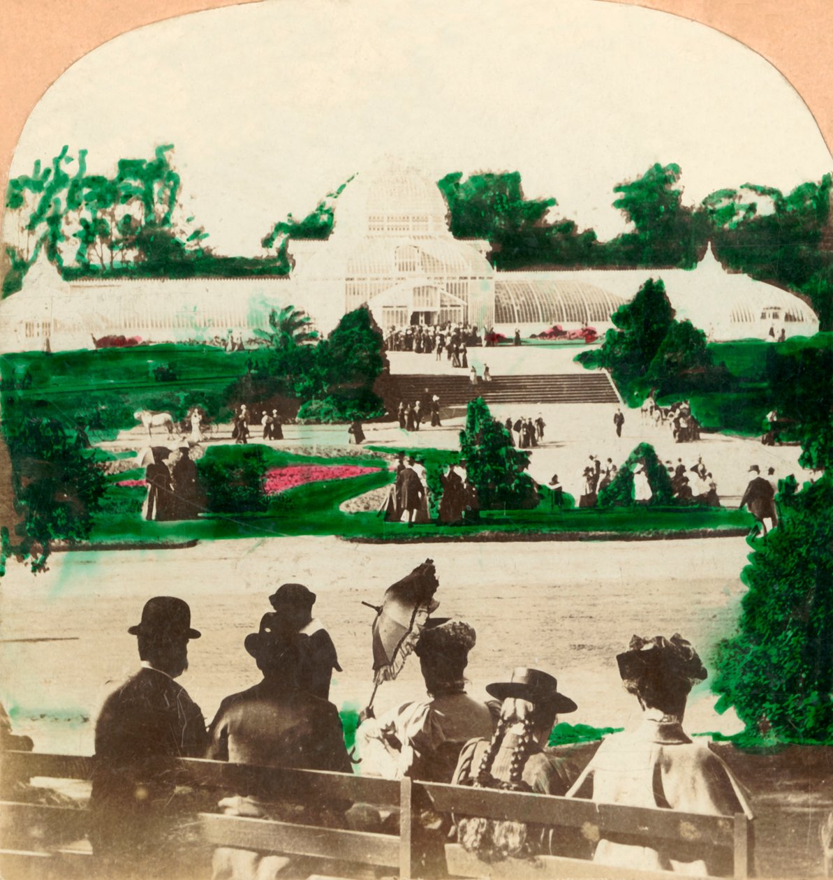 1897年，美国加利福尼亚州旧金山，金门公园。 作者 Keystone View公司