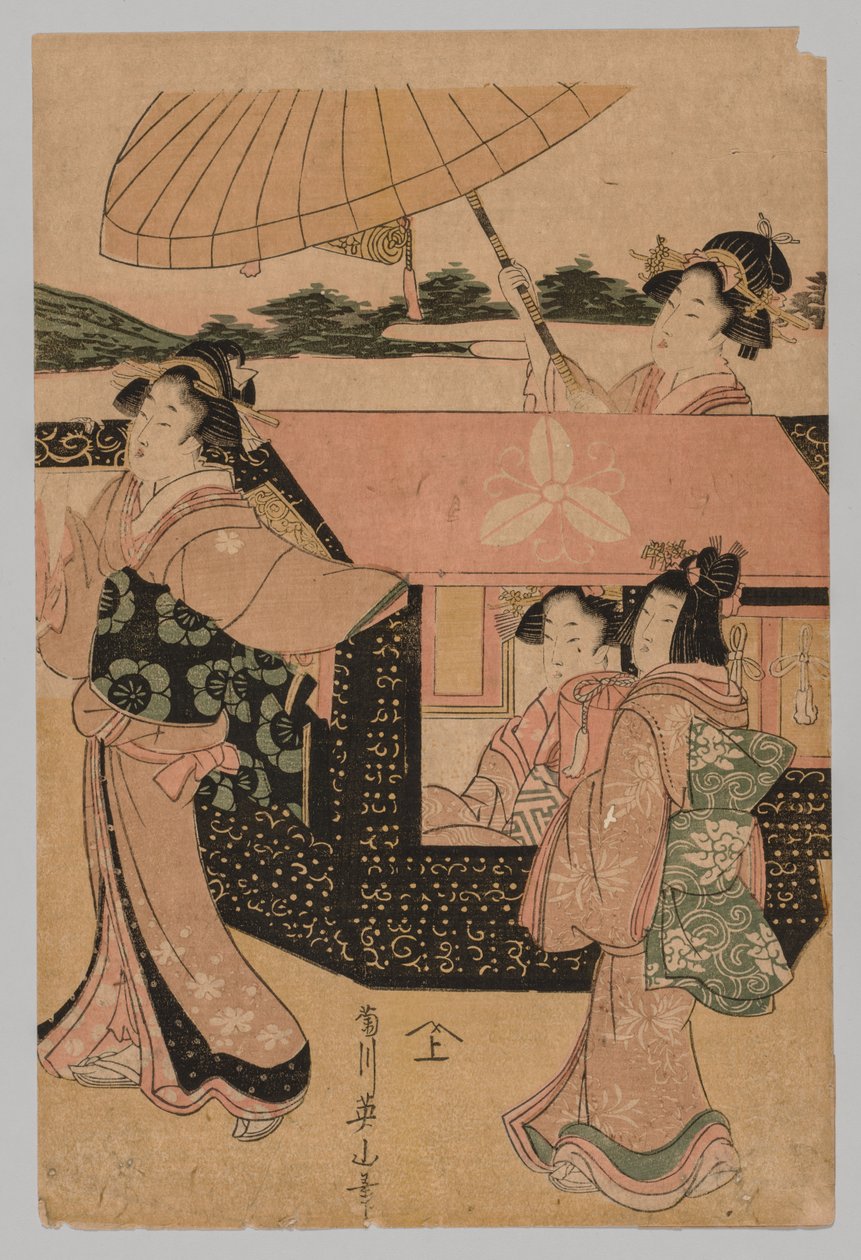 无标题，1787-1869年。 作者 菊川荣山
