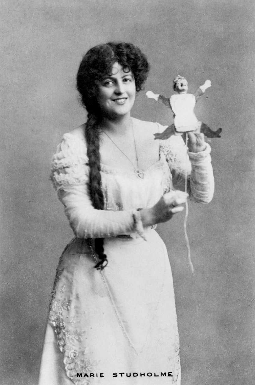 玛丽·斯图霍尔姆（Marie Studholme）1875-1930，英国女演员，二十世纪。 作者 基尔帕特里克