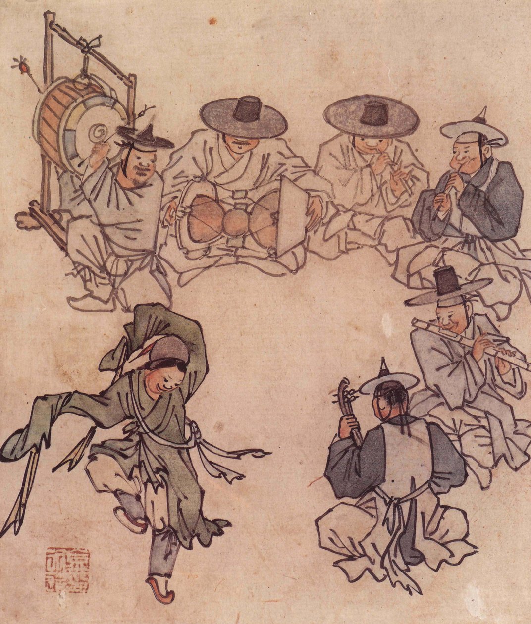 一个跳舞的男孩 作者 金弘道