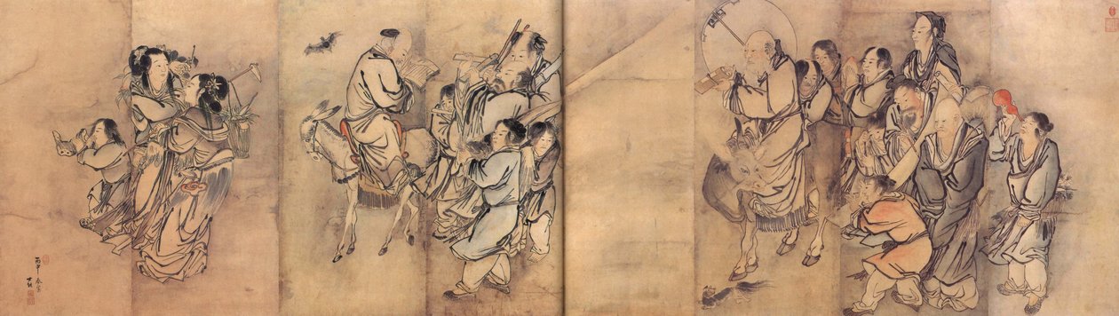 Gunseondo 作者 金弘道