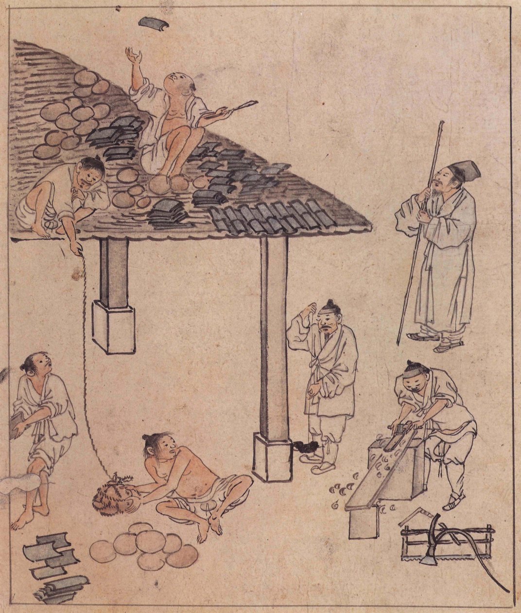 Tiling giwa 作者 金弘道