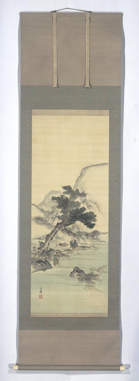 风景中的文人 作者 岸氏岸