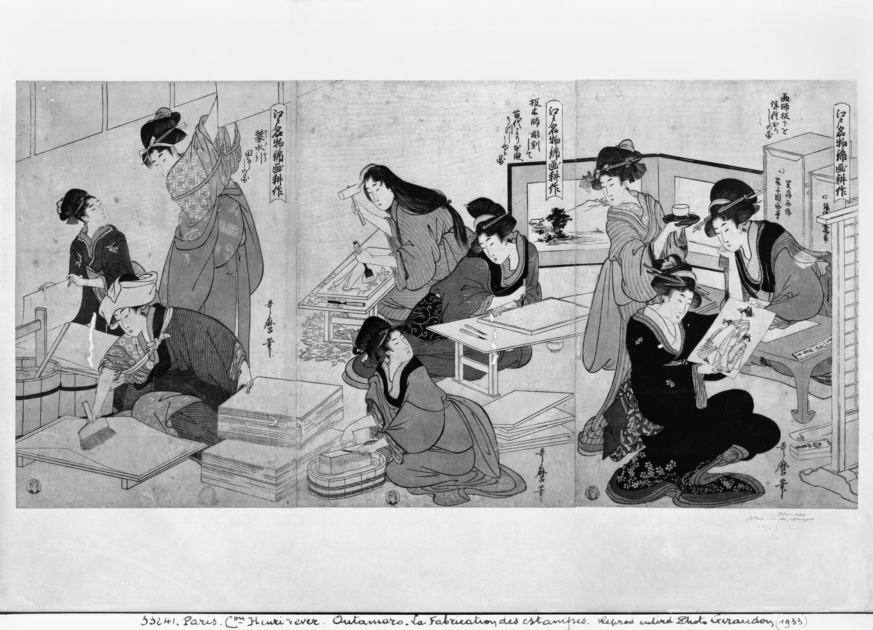 制作印刷品 作者 北川宇多郎