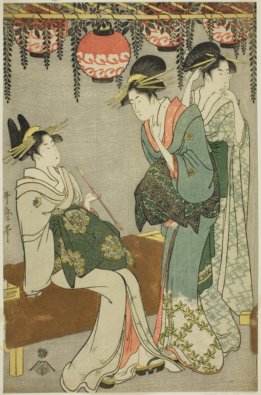 紫藤树下的歌妓 作者 北川宇多郎